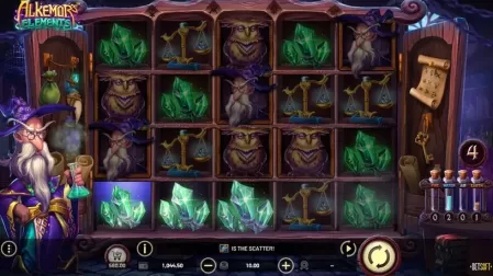 Alkemor's Elements slot screenshot 2