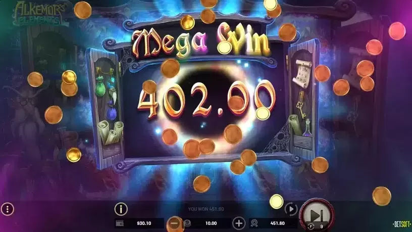 Alkemor's Elements slot screenshot 6