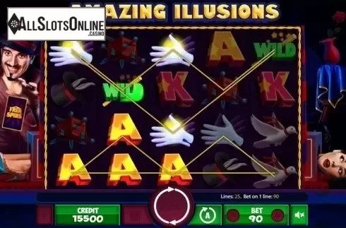 Game workflow . Amazing Illusions from X Card