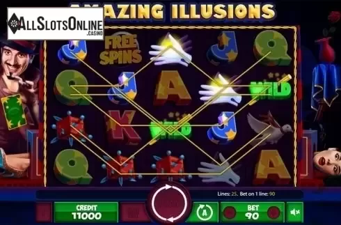 Game workflow 2. Amazing Illusions from X Card