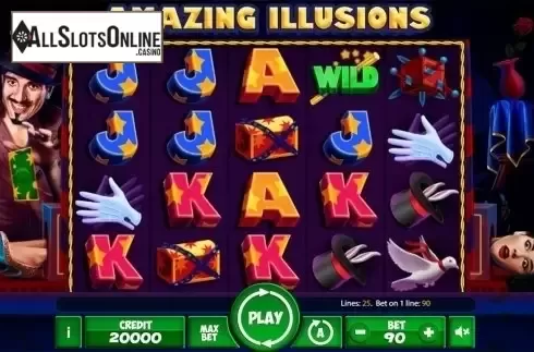 Reels screen. Amazing Illusions from X Card