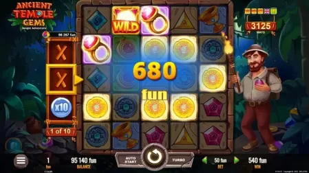 Ancient Temple Gems slot screenshot 5