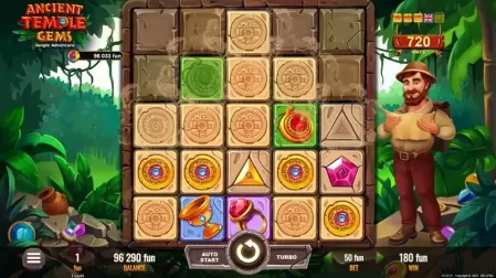 Ancient Temple Gems slot screenshot 2