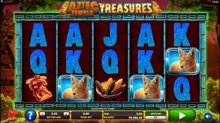 Aztec Temple Treasures slot screenshot 1