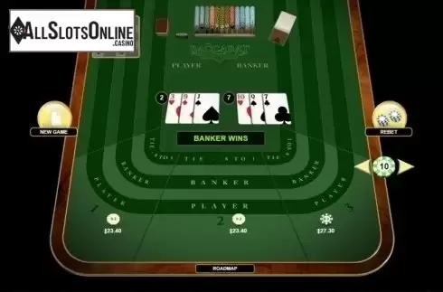 Game Screen. Baccarat (Habanero) from Habanero