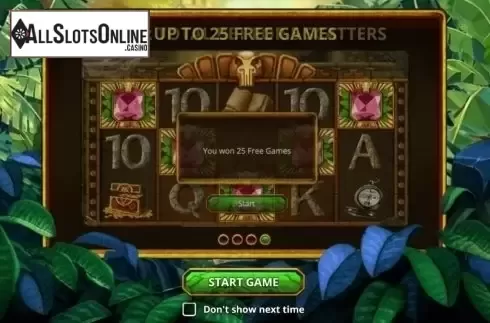 Start Screen. Balthazar (Bally Wulff) from Bally Wulff
