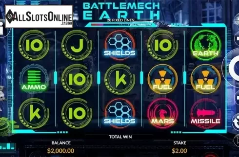 Reels screen . Battlemech Earth from Maverick
