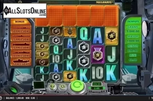 Reel Screen. Battleship Direct Hit from Red7