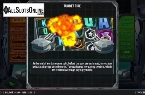 Turret. Battleship Direct Hit from Red7
