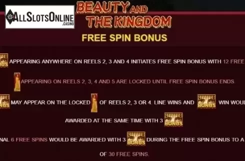 Paytable 2. Beauty and the Kingdom from JDB168