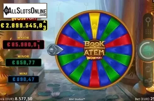 Jackpot 1. Book of Atem WowPot from All41 Studios