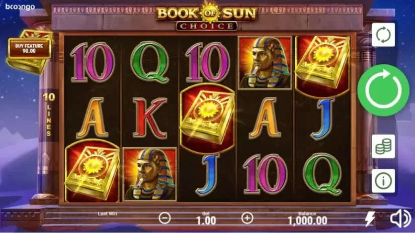Book of Sun: Choice slot screenshot 1