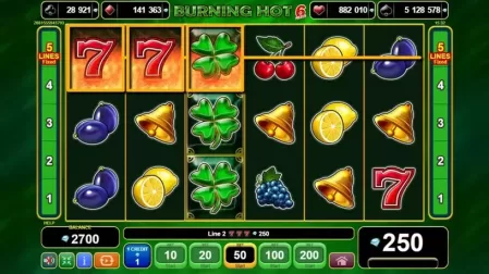 Burning Hot slot screenshot 2