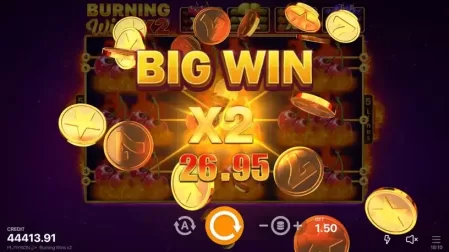 Burning Wins x2 slot screenshot 6