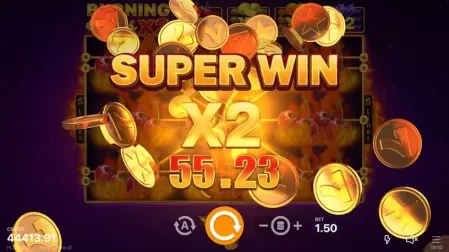 Burning Wins x2 slot screenshot 7