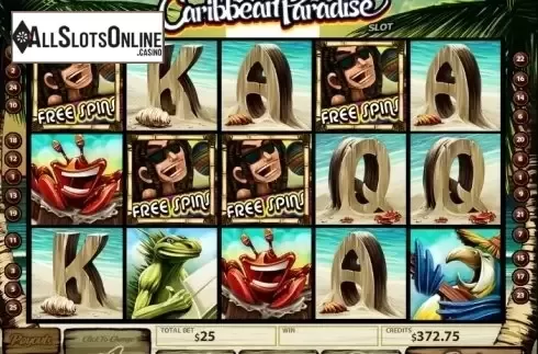 Scatter screen. Caribbean Paradise from MultiSlot