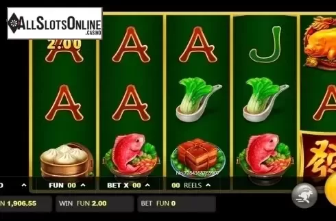 Win screen. Chef Panda from JDB168
