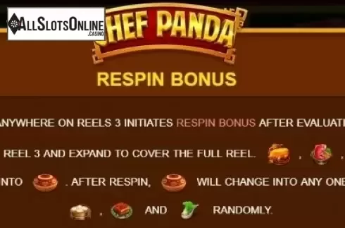 Paytable 2. Chef Panda from JDB168