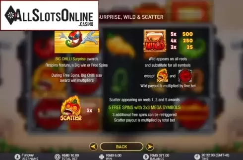 Features. Chilli Surprise from GamePlay
