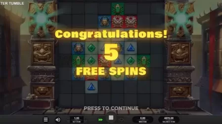 Cluster Tumble slot screenshot 3