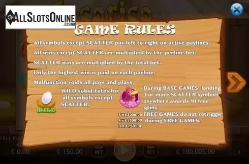 Features 1. Cocorico from KA Gaming