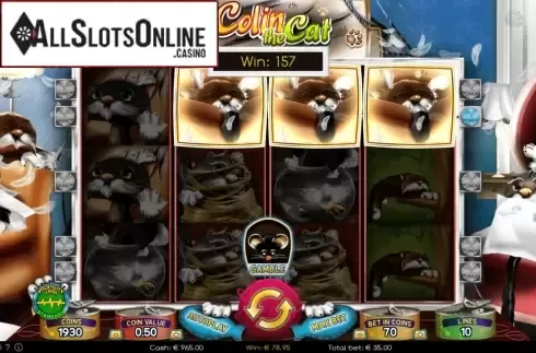 Win. Colin the Cat from Wazdan