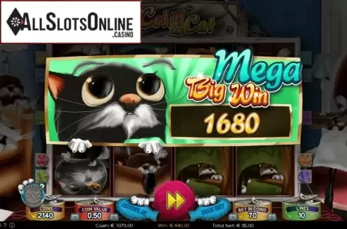 Mega Big Win. Colin the Cat from Wazdan