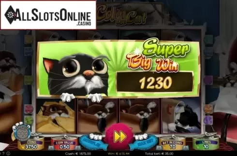 Super Big Win. Colin the Cat from Wazdan