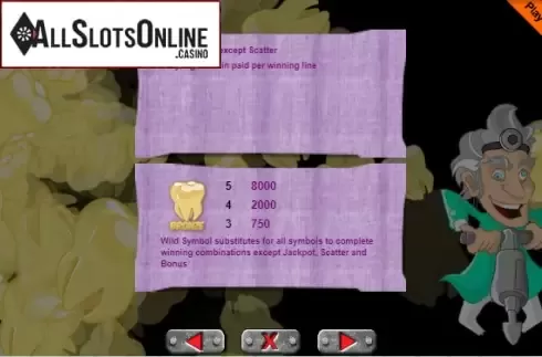 Screen5. Crazy Dentist (9) from Portomaso Gaming