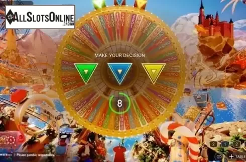 Game Screen 3. Crazy Time from Evolution Gaming