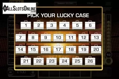 Pick your case screen. Deal Or No Deal Slingo Us from Slingo Originals
