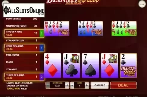 4 Hands Win Screen