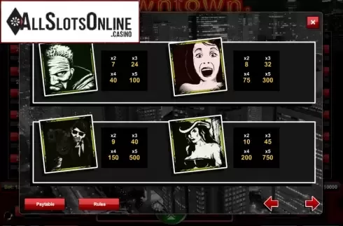 Screen3. Downtown from 1X2gaming