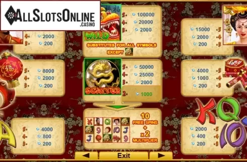 Screen2. Dragon Reels from EGT