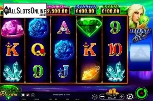 Main game. Emerald Dream Quad Shot from Ainsworth