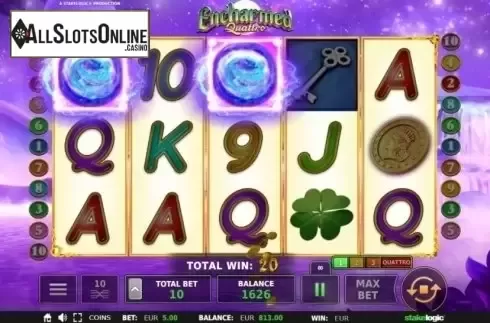 Scatter Win. Encharmed from StakeLogic