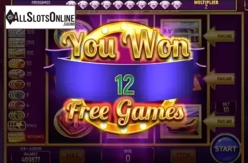 Free Game screen