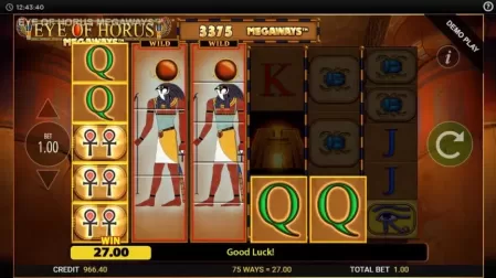 Eye of Horus Megaways slot screenshot 3