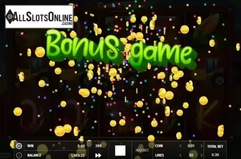 Bonus Game Win Screen