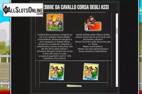 Bonus game screen