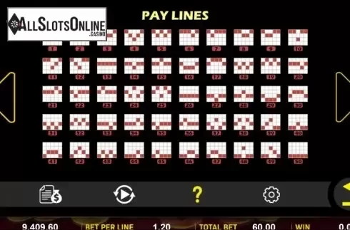Paylines. Feng Shui Master (Aspect Gaming) from Aspect Gaming
