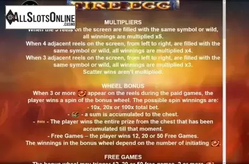Features screen