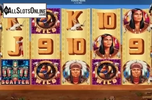Reel Screen. Fortune Spirits from Betixon