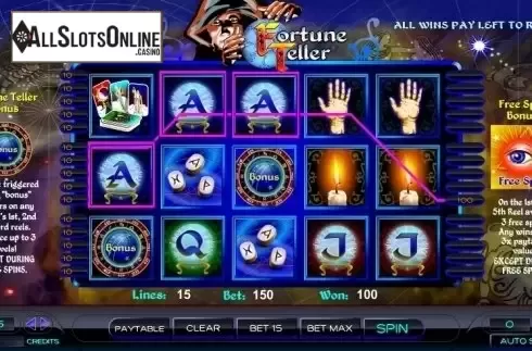 Screen 6. Fortune Teller (Amaya) from Amaya