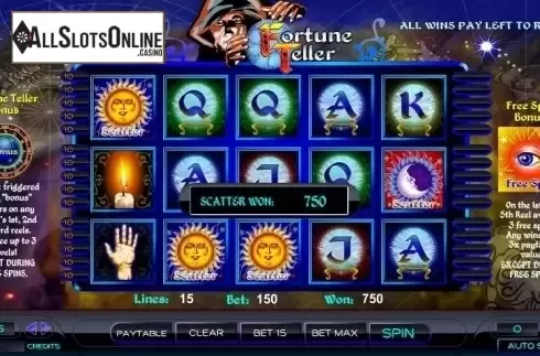 Screen 1. Fortune Teller (Amaya) from Amaya