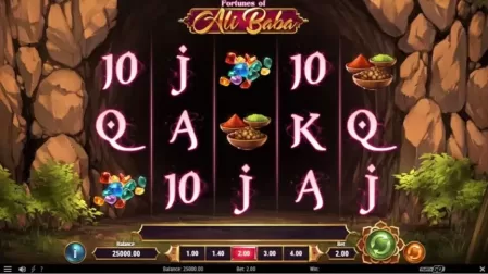 Fortunes of Alibaba slot screenshot 1