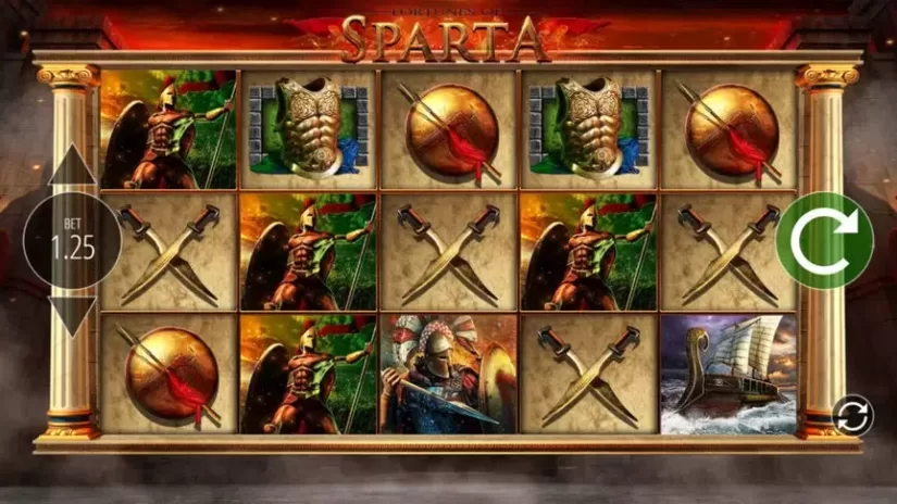 Fortunes of Sparta slot screenshot 1