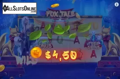 Total Win in Free Spins Screen