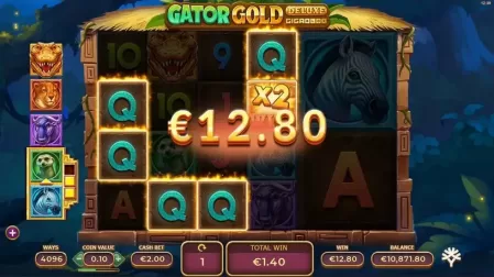 Gator Gold Deluxe Gigablox slot screenshot 5