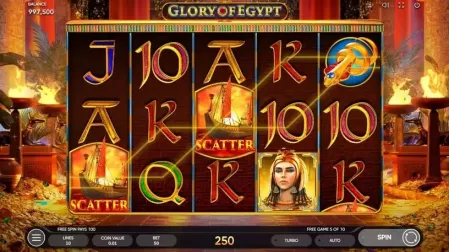 Glory of Egypt slot screenshot 7